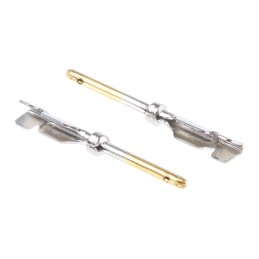 10 pcs - HARTING, D-Sub High Density Series, Male Crimp D-sub Connector Contact, Gold, 26 - 24 AWG