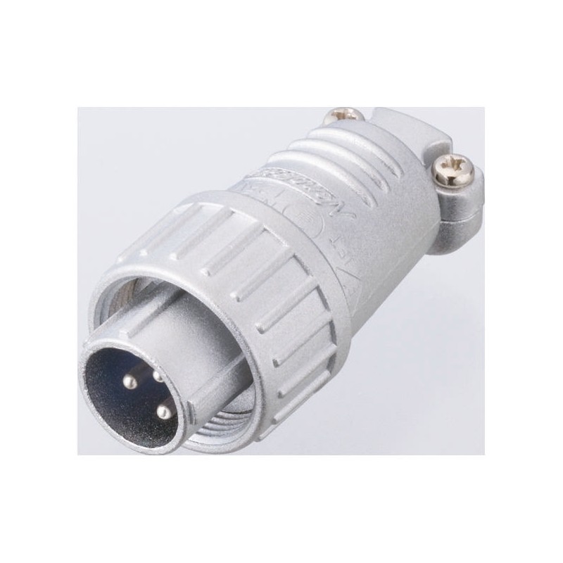 1 pcs - Nanahoshi Kagaku Circular Connector, 3 Contacts, Cable Mount, Plug, Female, NJC Series