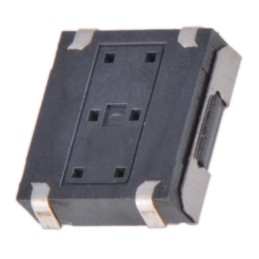 1 pcs - White Tactile Switch, SPST 50 mA @ 12 V dc 1.1mm Surface Mount