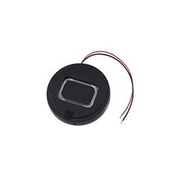 10 pcs : CES-2704-088L050 - Speakers & Transducers speaker, 27mm round, 4.9mm deep, mylar, Nd-Fe-B, w/case, .8W, 8ohm, 850Hz, 50
