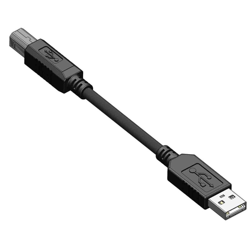 1 pcs - RS PRO USB 2.0 Cable, Male USB A to Male USB B Cable, 1m