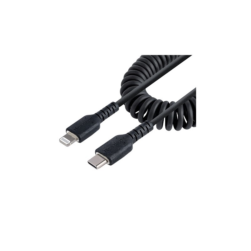 1 pcs - StarTech.com USB 2.0 Cable, Male Lightning to Male USB C Cable, 500mm