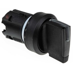 1 pcs - Siemens SIRIUS ACT Series 3 Position Selector Switch Head, 22mm Cutout, Black Handle