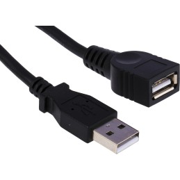 1 pcs - StarTech.com USB 2.0 Cable, Male USB A to Female USB A USB Extension Cable, 1.8m