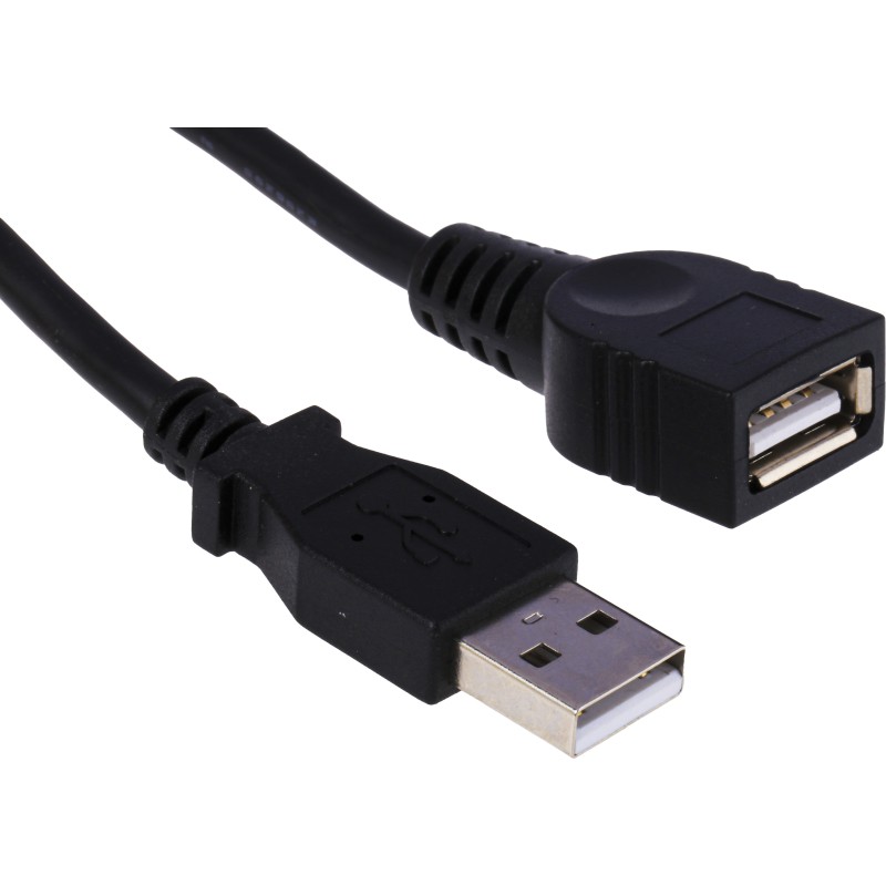 1 pcs - StarTech.com USB 2.0 Cable, Male USB A to Female USB A USB Extension Cable, 1.8m