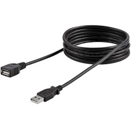 1 pcs - StarTech.com USB 2.0 Cable, Male USB A to Female USB A USB Extension Cable, 1.8m