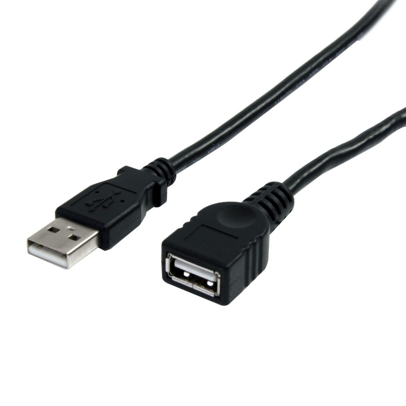 1 pcs - StarTech.com USB 2.0 Cable, Male USB A to Female USB A USB Extension Cable, 3m