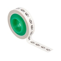 3 pcs - 3M Adhesive Cable Markers, Pre-printed '6'