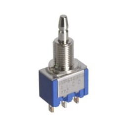 1 pcs - KNITTER-SWITCH Push Button Switch, Momentary, Panel Mount, SPDT, 125V ac