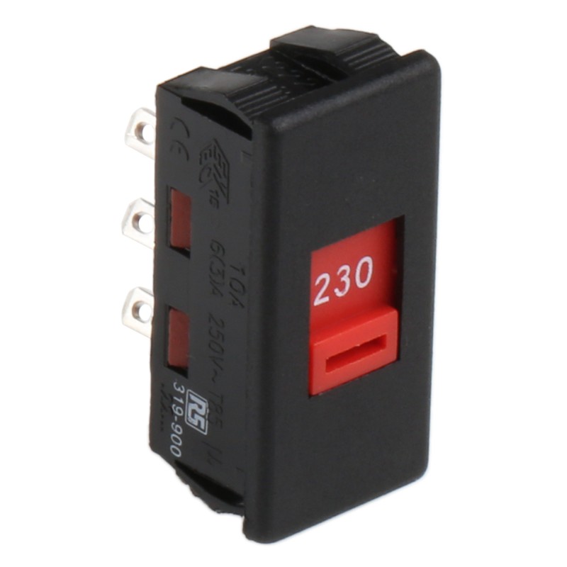1 pcs - Arcolectric (Bulgin) Ltd Panel Mount Slide Switch DPDT 16 A @ 250 V ac Slide