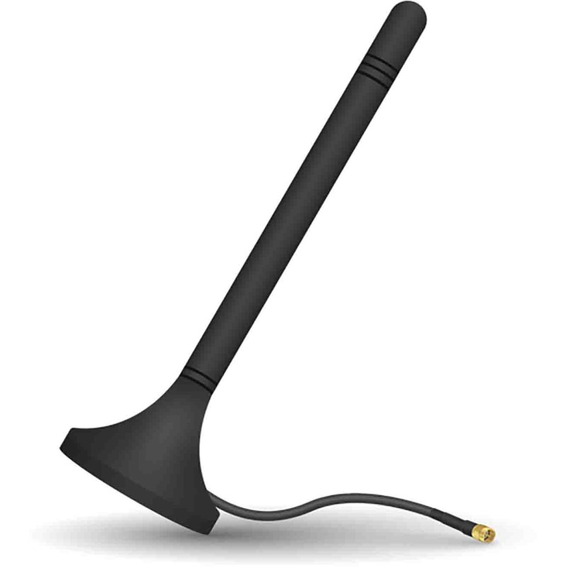 1 pcs - KYOCERA AVX X9001248-4GMSMB1000R Whip Omnidirectional GSM & GPRS Antenna with SMB Connector, 4G (LTE)