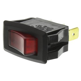 1 pcs - RS PRO Illuminated SPST, On-Off Rocker Switch Panel Mount