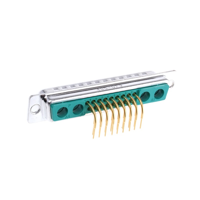 1 pcs - FCT from Molex FM 4 (Power), 17 (Signal) Way Right Angle Through Hole D-sub Connector Plug
