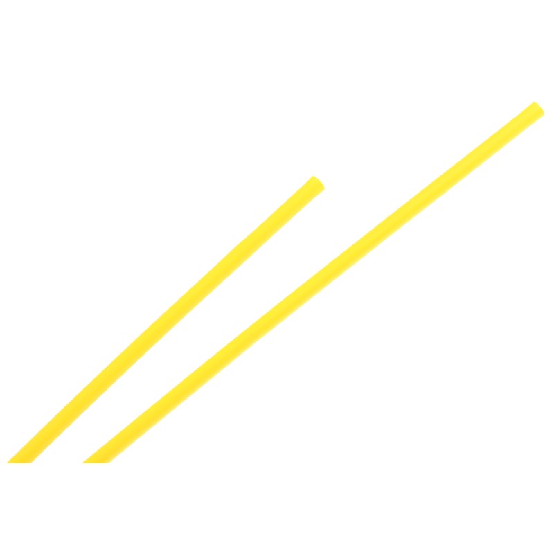 1 pcs - TE Connectivity Heat Shrink Tubing, Yellow 1.2mm Sleeve Dia. x 1.2m Length 2:1 Ratio, RNF-100 Series