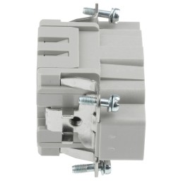 1 pcs - HARTING Heavy Duty Power Connector Insert, 16A, Male, Han ES Series, 6 + E Contacts