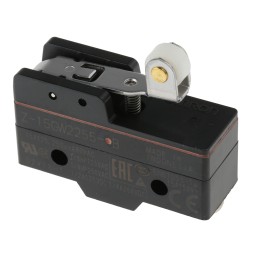 1 pcs - Omron Roller Lever Limit Switch, NO/NC, IP62, SPDT, Thermosetting Resin Housing, 500V ac Max, 15A Max