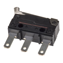 1 pcs - Omron Simulated Roller Lever Micro Switch, Tab Terminal, 100 mA @ 30 V dc, SPDT, IP67
