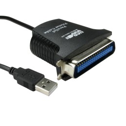 1 pcs - RS PRO USB 1.1 Cable, Male USB A to Male Centronics Cable, 1m