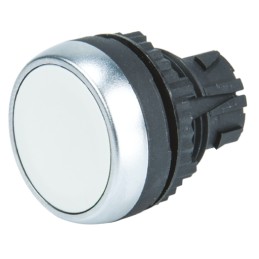 1 pcs - BACO White Spring Return Push Button Head, 22mm Cutout, IP66