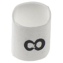 1 Bag of 100 - TE Connectivity Heat Shrink Cable Markers, White, Pre-printed '8', 1 - 3mm Cable