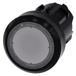 1 pcs - Siemens SIRIUS ACT Series Clear Momentary Push Button Head, 22mm Cutout, IP66, IP67, IP69K