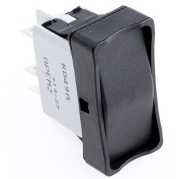 1 pcs - APEM DPDT, On-Off-On Rocker Switch Panel Mount