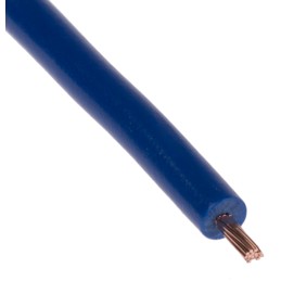 1 Reel of 100 M - RS PRO Dark Blue 0.5 mm² Hook Up Wire, 22 AWG, 16/0.2 mm, 100m, PVC Insulation