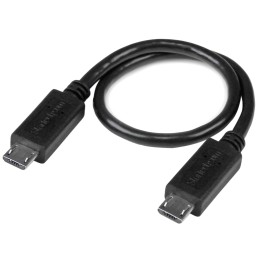 1 pcs - StarTech.com USB 2.0 Cable, Male Micro USB B to Male Micro USB B Cable, 200mm