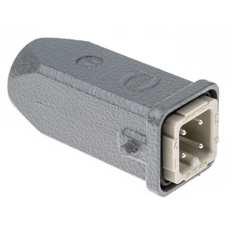 1 pcs - HARTING Connector Set, 3 Way, 10A, Male, Han A, 230 - 400 V