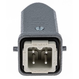 1 pcs - HARTING Connector Set, 3 Way, 10A, Male, Han A, 230 - 400 V