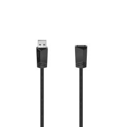 1 pcs - Hama USB 2.0 Cable, Male USB A to Female USB A USB Extension Cable, 3m