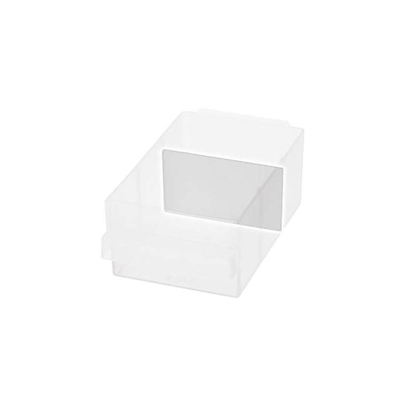 1 Bag of 24 - Raaco Drawer Dividers, 49mm x 87mm x 2mm, Clear