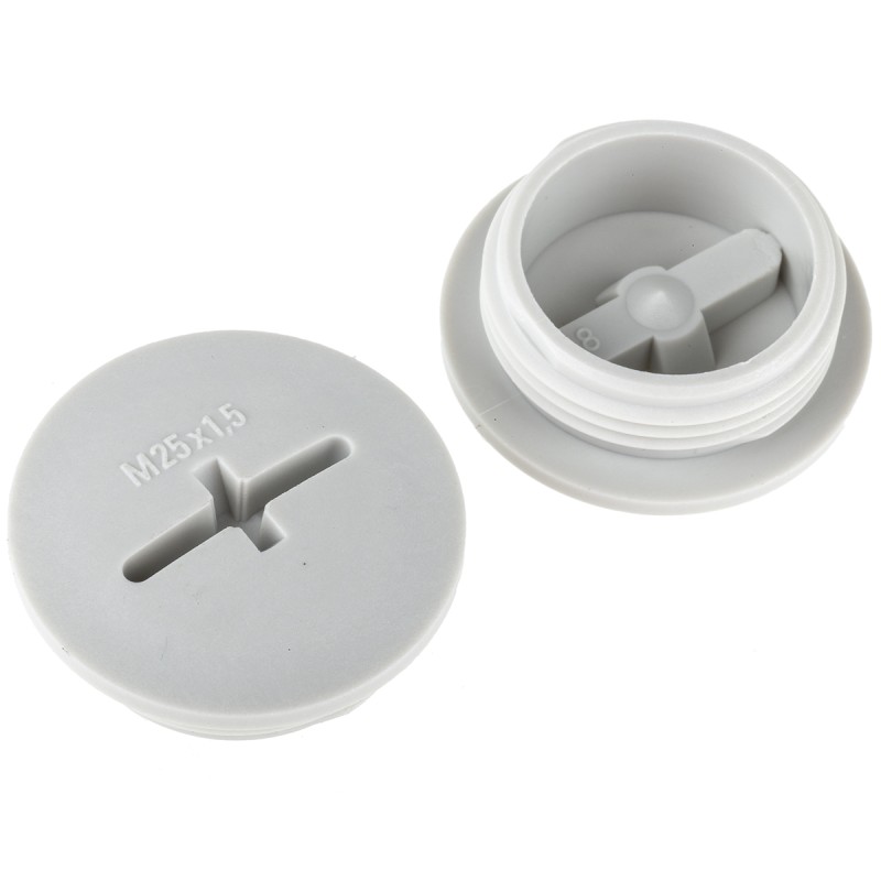 1 Pack of 10 - Lapp Blanking Plug, M25, Fibreglass Nylon, Threaded