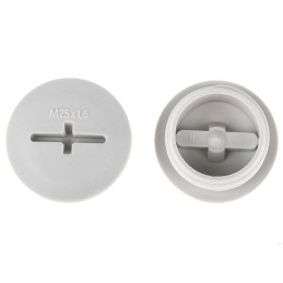 1 Pack of 10 - Lapp Blanking Plug, M25, Fibreglass Nylon, Threaded