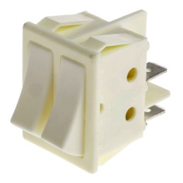 1 pcs - ZF DPST, On-None-Off Rocker Switch Panel Mount