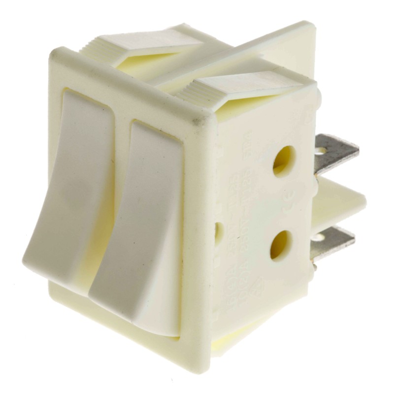 1 pcs - ZF DPST, On-None-Off Rocker Switch Panel Mount