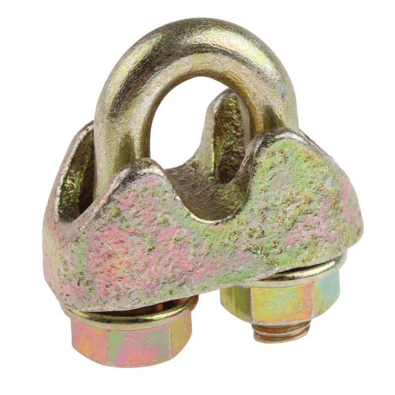 1 Bag of 6 - RS PRO Steel 8mm Diameter Wire Rope Clamp