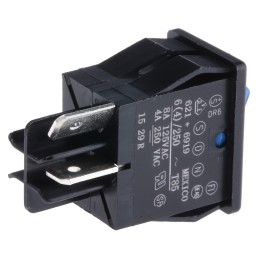 1 pcs - Carlingswitch SPST, On-None-Off Rocker Switch Panel Mount