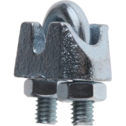 1 Bag of 6 - RS PRO Steel 3mm Diameter Wire Rope Clamp