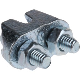 1 Bag of 6 - RS PRO Steel 3mm Diameter Wire Rope Clamp