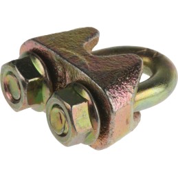 1 Bag of 6 - RS PRO Steel 6.5mm Diameter Wire Rope Clamp