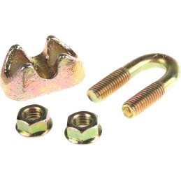 1 Bag of 6 - RS PRO Steel 6.5mm Diameter Wire Rope Clamp