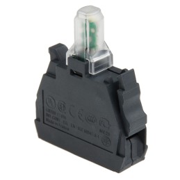 1 pcs - Schneider Electric Harmony XB Series Light Block, 110 - 120V, White Light