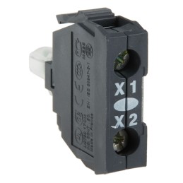 1 pcs - Schneider Electric Harmony XB Series Light Block, 110 - 120V, White Light