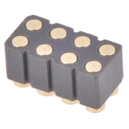 1 pcs - Preci-Dip Straight Surface Mount PCB Header, 8 Contact(s), 2.54mm Pitch, 2 Row(s), Shrouded