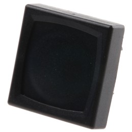 1 pcs - Black Tactile Switch, SPST 125 mA @ 48 V dc