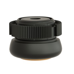 1 pcs - Schneider Electric Harmony XAC Series Yellow Front Mounting Push Button Head, 22mm Cutout, IP69