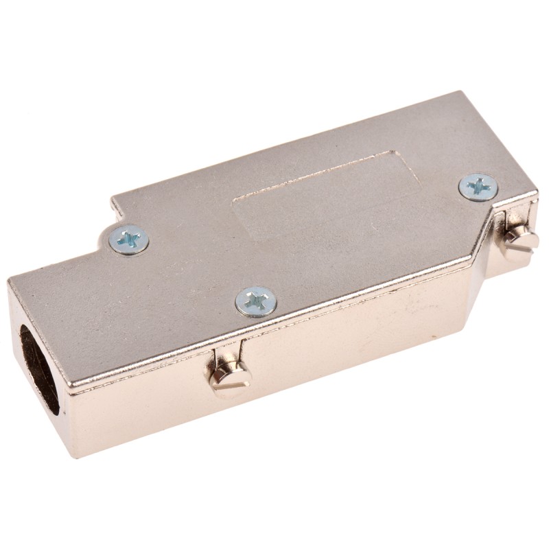 1 pcs - MH Connectors MHDCMR Series Zinc Right Angle D Sub Backshell, 25 Way, Strain Relief