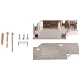1 pcs - MH Connectors MHDCMR Series Zinc Right Angle D Sub Backshell, 25 Way, Strain Relief