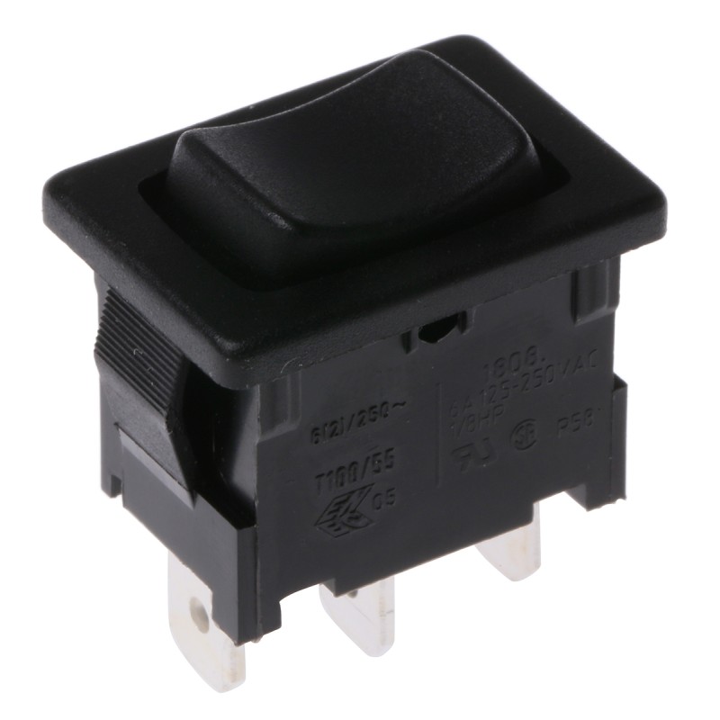 1 pcs - Marquardt SPDT, (On)-Off-(On) Rocker Switch Panel Mount